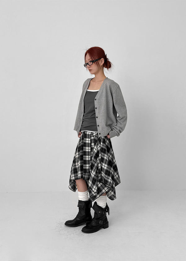 Moneta V-neck Knit Cardigan