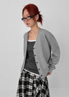 Moneta V-neck Knit Cardigan