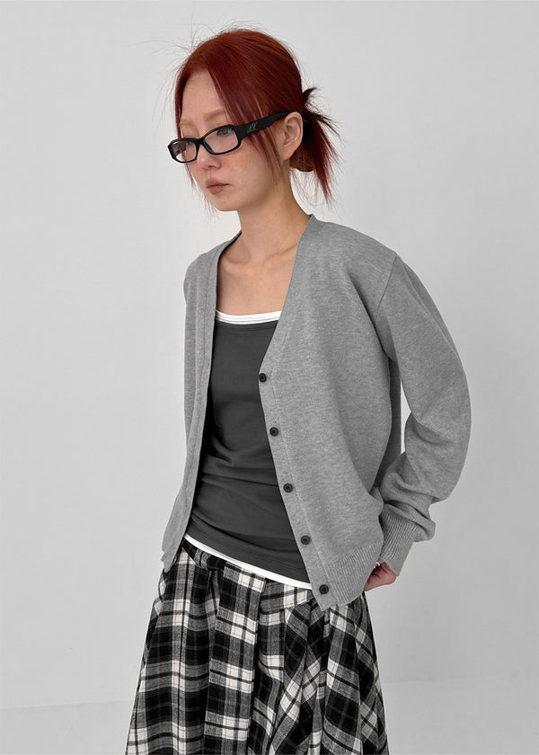 Moneta V-neck Knit Cardigan