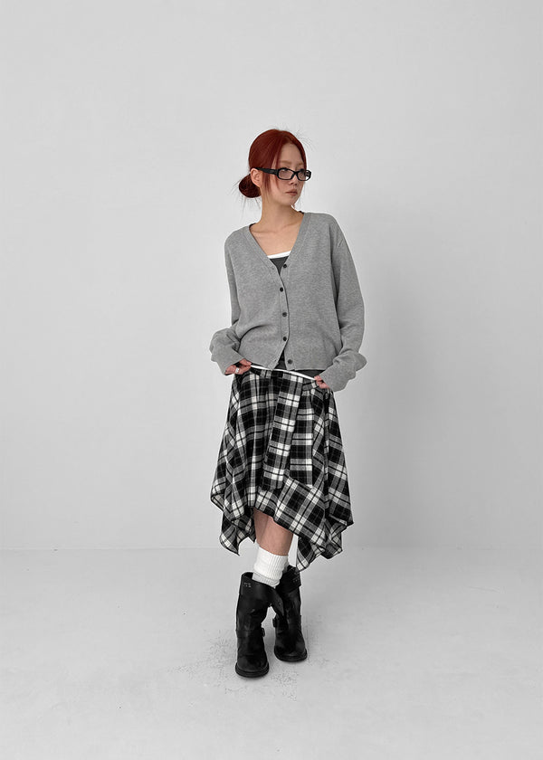 Moneta V-neck Knit Cardigan