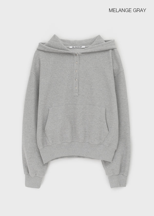 [MADE] Moite Waffle Snap Hoodie (Set Available)