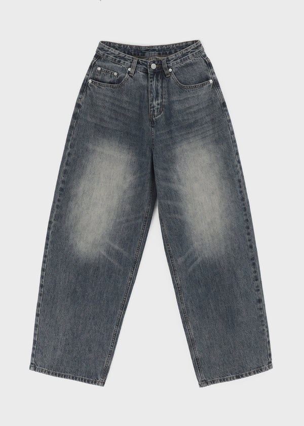 Laet Washed Wide Denim Pants
