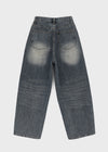 Laet Washed Wide Denim Pants