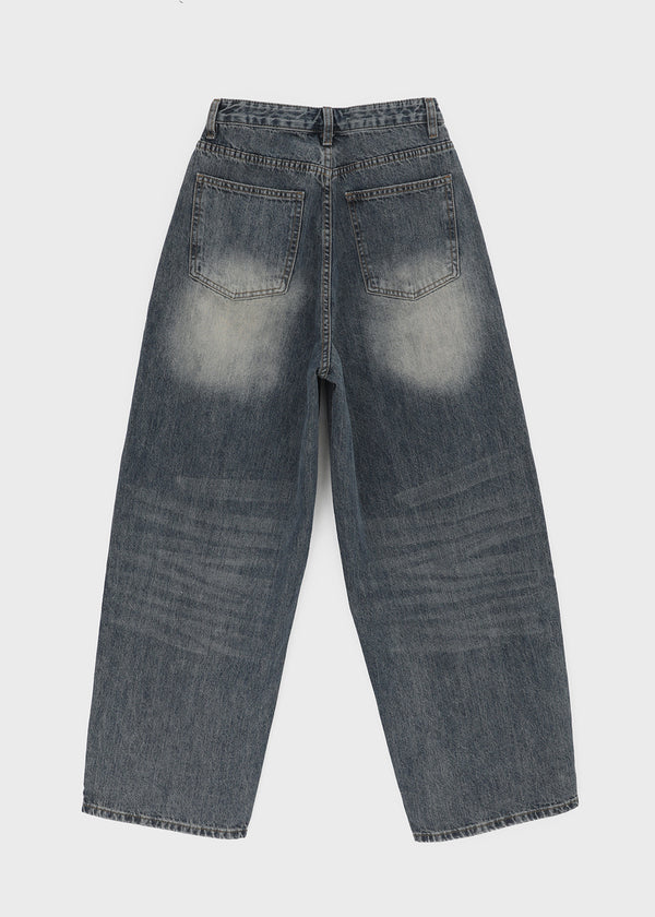 Laet Washed Wide Denim Pants