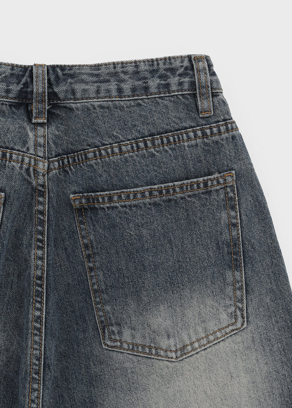 Laet Washed Wide Denim Pants