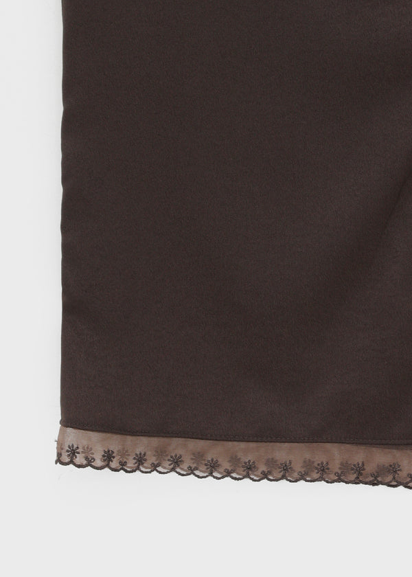 Etro Lace Satin Midi Skirt