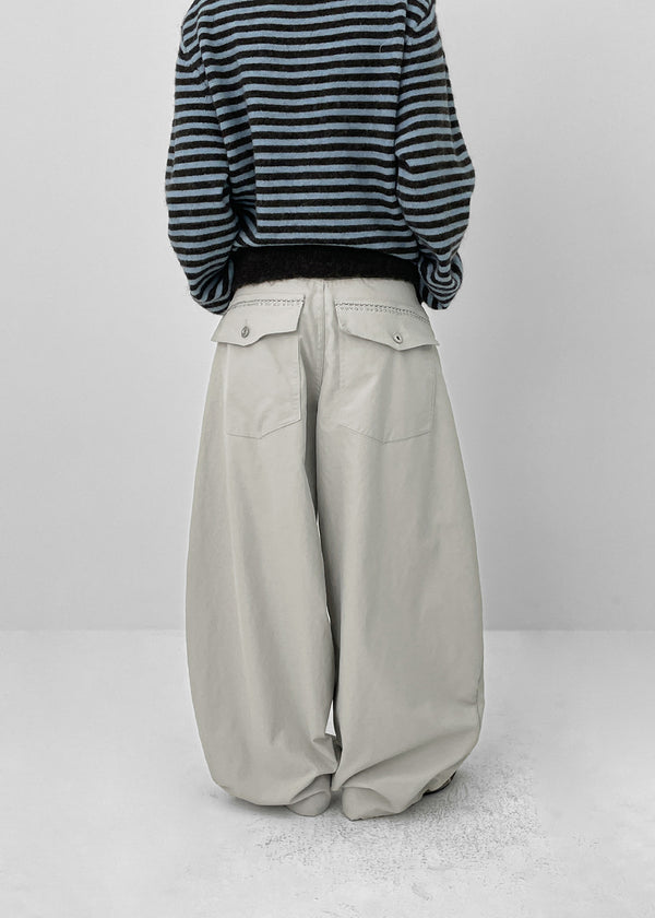 Steelo Stud Balloon Wide Pants