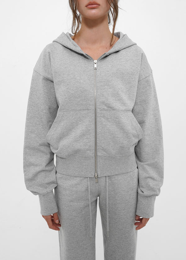 [B-BASIC] Mid-sweat Hooded Zip-up