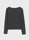 Toto Snap Button Stripe Long Sleeve T-shirt