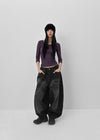 (UNISEX) Recoop Wide Balloon Banding Denim Pants