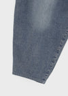(UNISEX) Recoop Wide Balloon Banding Denim Pants