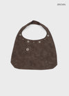 Terryte Eyelet Leather Shoulder Bag