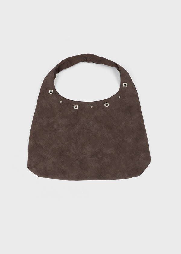 Terryte Eyelet Leather Shoulder Bag