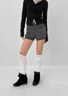 Prim Studded Pigment Fleece Banding Shorts