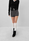 Prim Studded Pigment Fleece Banding Shorts