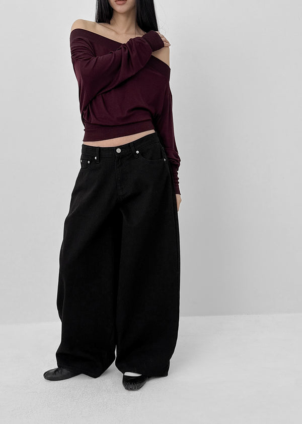 [MADE] Sold Low-waist Balloon Cotton Pants