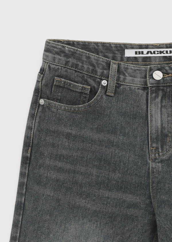 [MADE] Niche Washed Bootcut Denim Pants