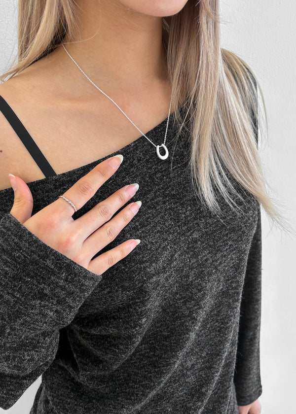 Mammo Silver Pendant Necklace