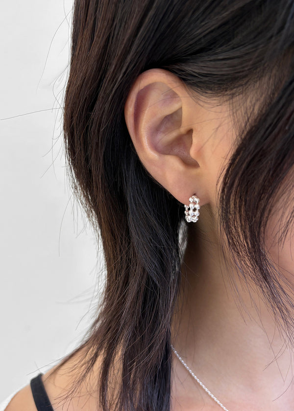 Allfit Bold Silver Ball Earrings