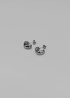 Tombing Square Silver Earrings