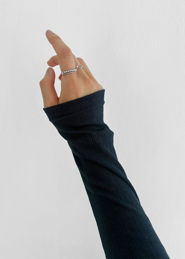 Goodfel Silver Heart Open Ring