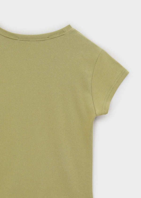 [MADE] Elsie Lettering Round-Neck Short-Sleeve T-Shirt