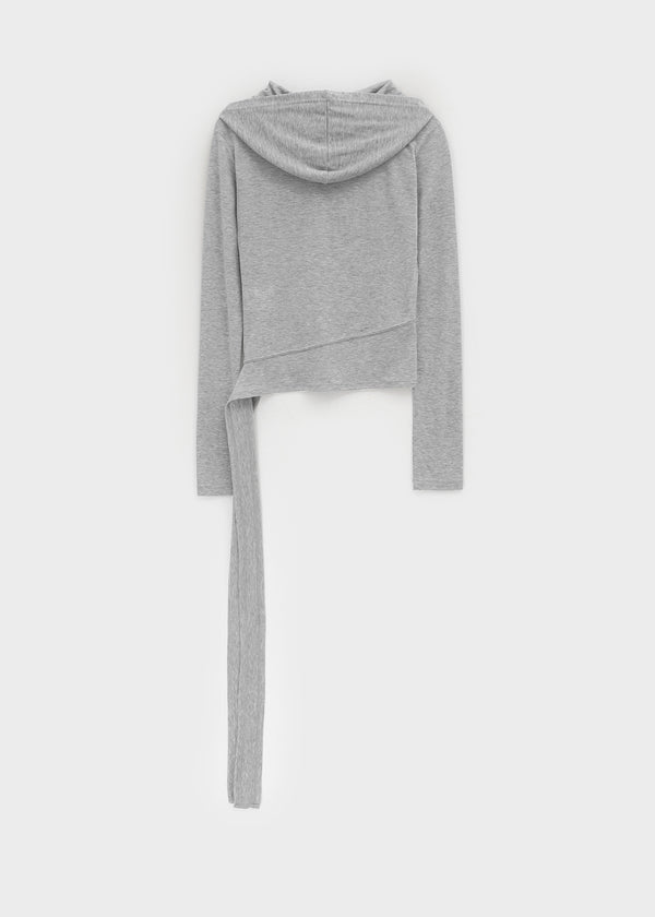 [MADE] Puria Strap Hooded Long-Sleeve T-Shirt
