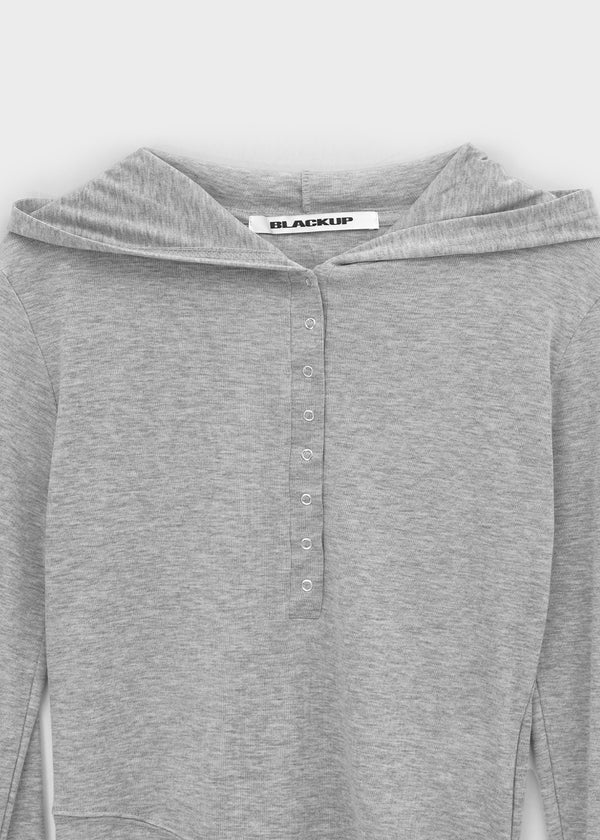 [MADE] Puria Strap Hooded Long-Sleeve T-Shirt