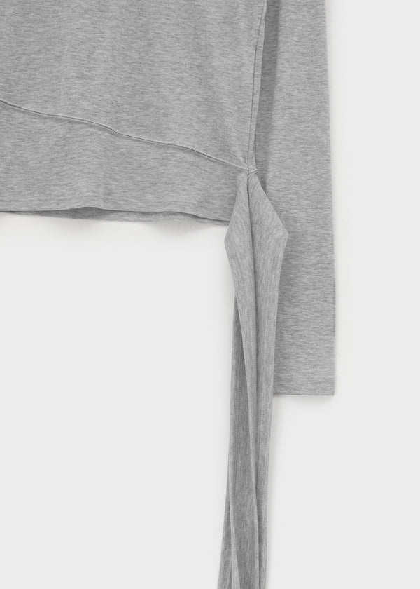 [MADE] Puria Strap Hooded Long-Sleeve T-Shirt