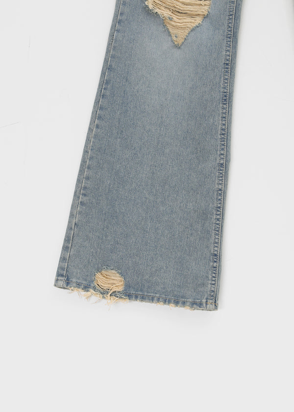 [MADE] Del Luna Damage Bootcut Denim Pants