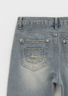 [MADE] Del Luna Damage Bootcut Denim Pants
