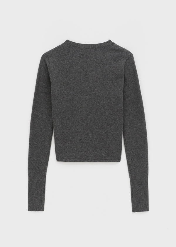 [MADE] Pochiming Diagonal Knit Cardigan