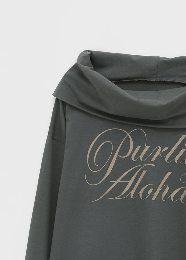 [MADE] Rookie D Off-shoulder Printed Long Sleeve T-shirt