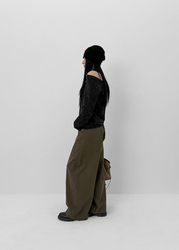 [MADE] Sold Low-waist Balloon Cotton Pants