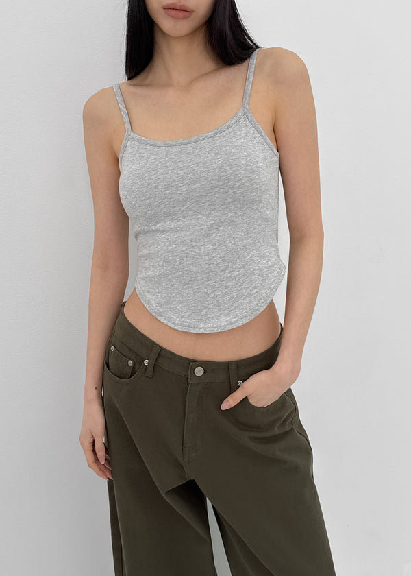 Seeding Basic Rounding Sleeveless (Built-in Cap)