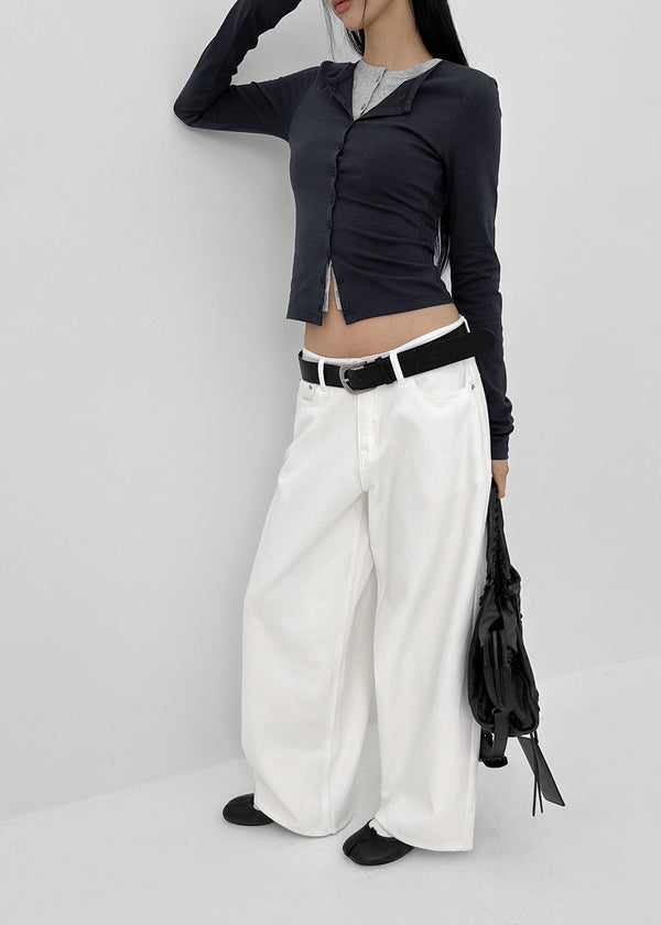 [MADE] Kerti Button Layered Cardigan