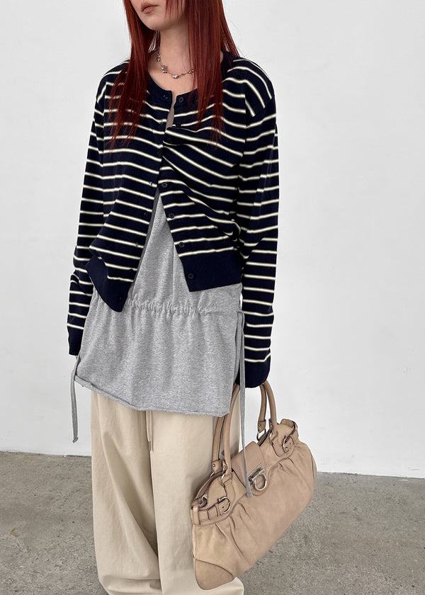 [MADE] Phoneradi Striped Knit Cardigan