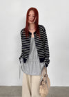 [MADE] Phoneradi Striped Knit Cardigan