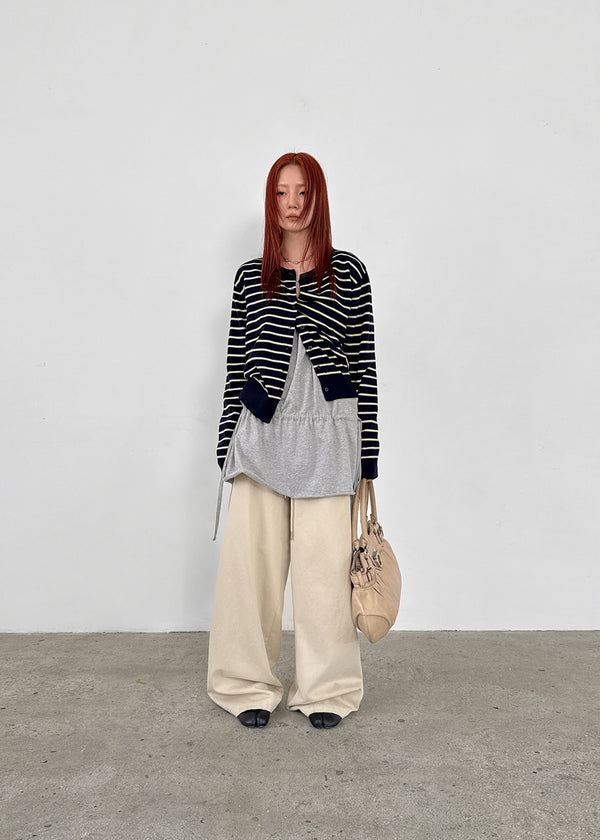 [MADE] Phoneradi Striped Knit Cardigan