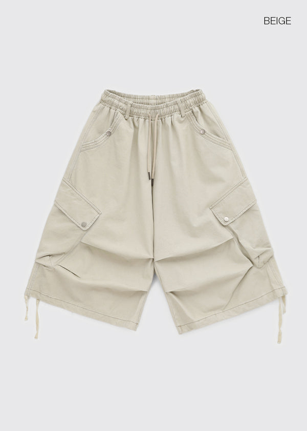 [MADE] Kantu Cotton Cargo Bermuda Pants