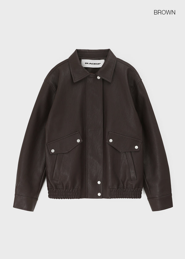 [MADE] Tokuno Leather Blouson Jumper