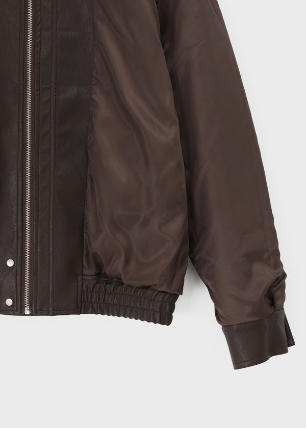 [MADE] Tokuno Leather Blouson Jumper