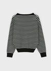 [MADE] Livni Stripe Loose Fit V-neck Knit