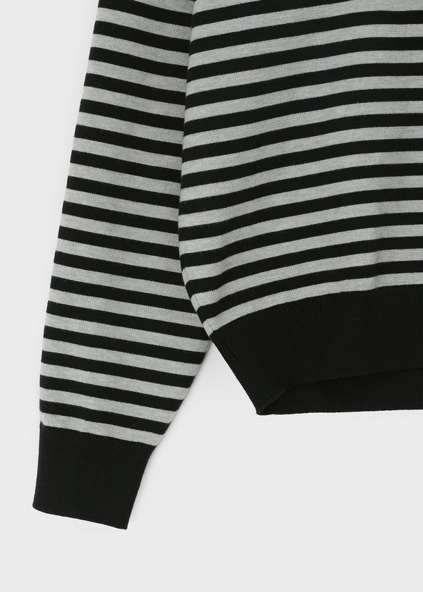 [MADE] Livni Stripe Loose Fit V-neck Knit