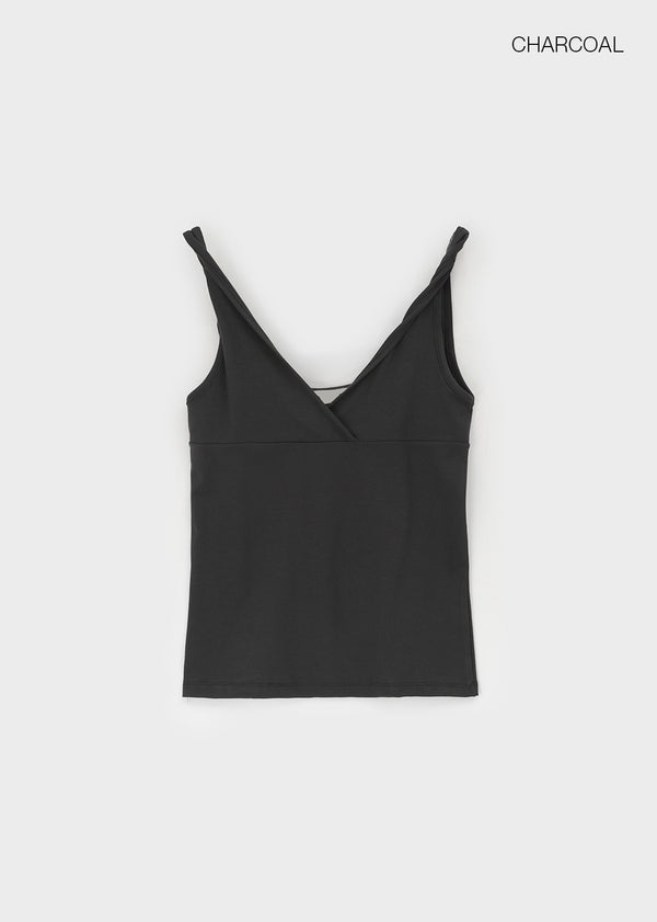 Rukan Twist V-neck Sleeveless