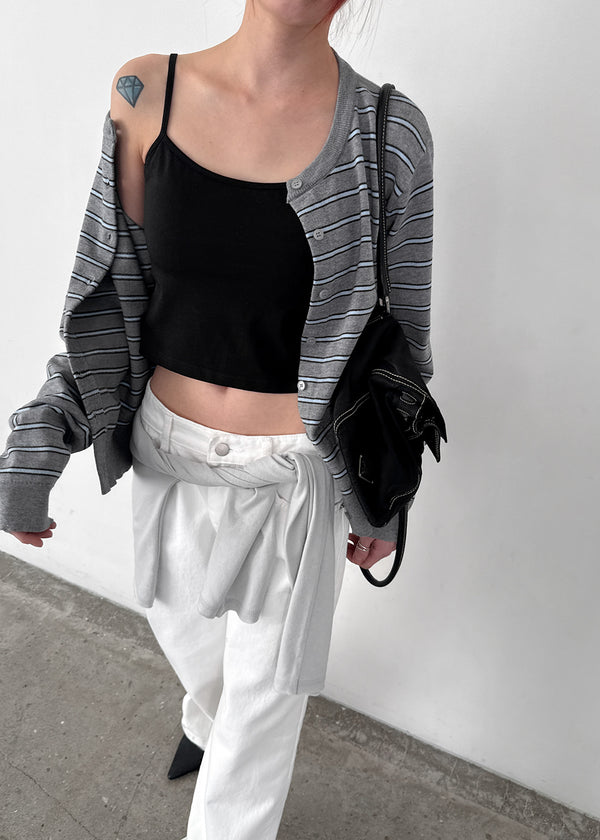 [MADE] Phoneradi Striped Knit Cardigan