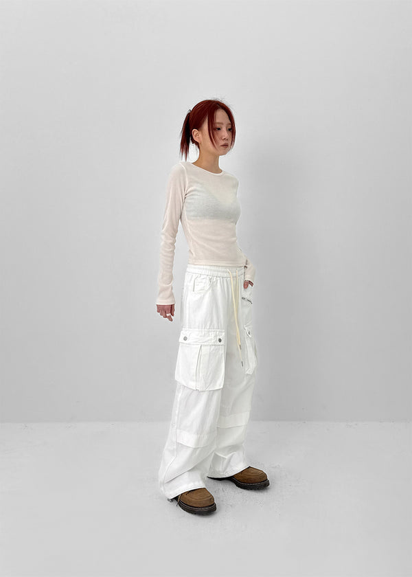 Shetah Snap Button Long Sleeve Tee