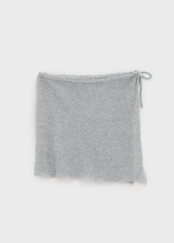 Nittomo Set - V-neck Cardigan, Layered Skirt