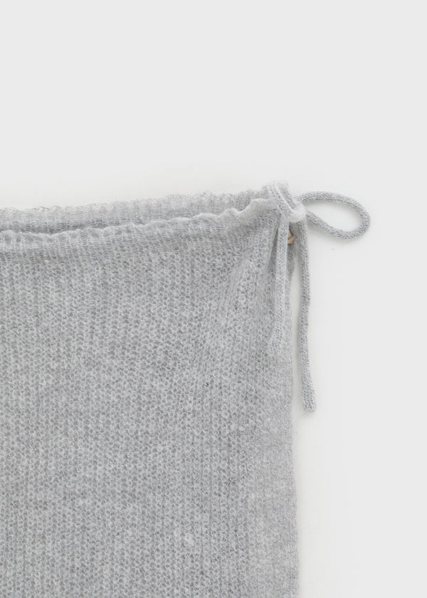 Nittomo Set - V-neck Cardigan, Layered Skirt