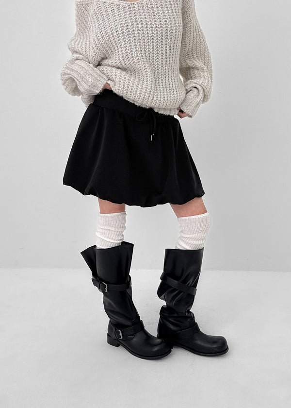 Norbo Balloon Mini Skirt Pants